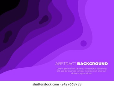 Free vector abstract paper cut banner template backgrounds paper cut shapes template for banner