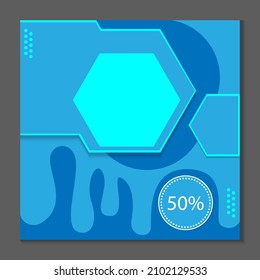 Free Vector abstract vertical sales poster template