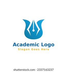 Free Vector Academic Logo Design