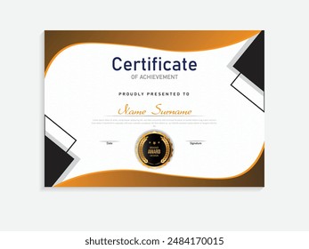 Free vector of achievement certificate design
Creative certificate template 