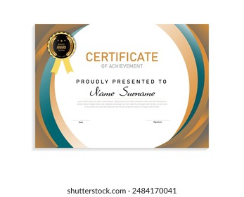 Free vector of achievement certificate design
Creative certificate template 