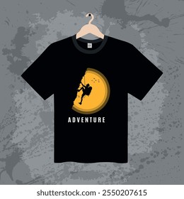 Free Vector Advanture T-shirt Template design