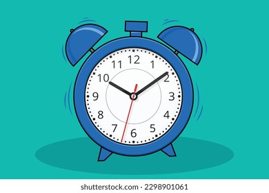 Free vector alarm clock concept illustration