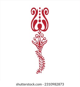 Free Vector Arts Graphics Design elements. 
Traditional Bengali  Alpona design. 