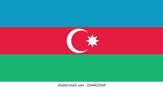 free vector of Azerbaijan flag
