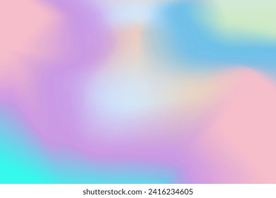Free vector beautiful holographic colorful glowing wallpaper