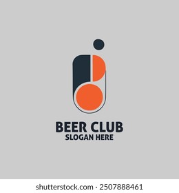 Free vector beer club logo design and unique icon illustration