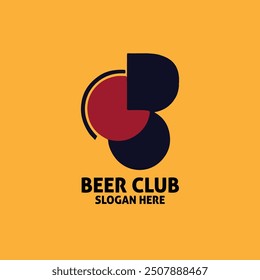 Free vector beer club logo design and unique icon illustration