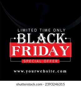 Free vector black friday modern background sale with abstract
