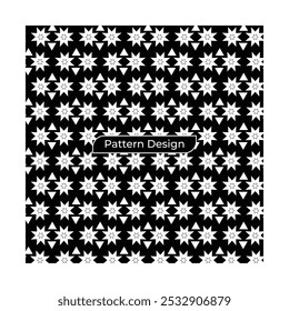 Free vector black and white pattern design