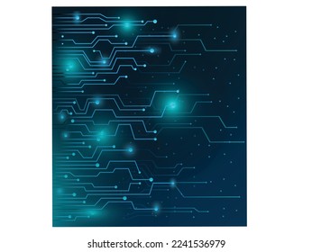 Free Vector, Blue abstract technology background  motherboard design, Futuristic background illustrator and photoshop design,  digital stock footage information technology background hi-tech graphic.