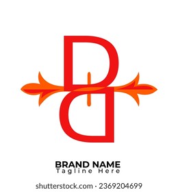 Free vector branding identity DD logo vector design template