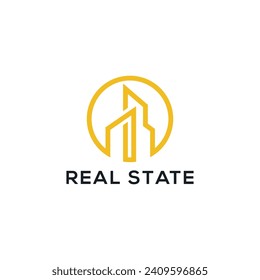 Free vector buildings real estate logo