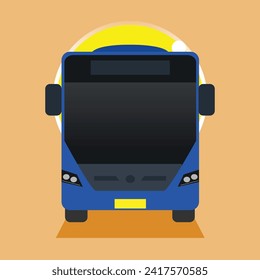 Free vector bus public transportation