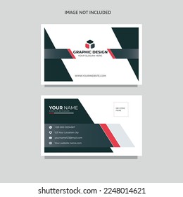 diseño libre de tarjetas de visita vectorial