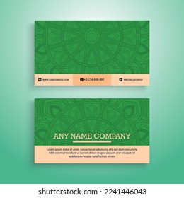 Free vector business card. vintage decorative elements