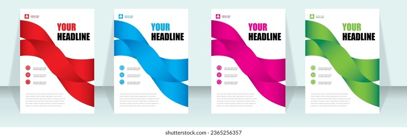 Free Vector | Business flyer template with abstract shapes
| Creative grey annual report cover