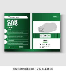 Free vector car rental Instagram post or social media flyer template