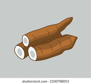 Free Vector Cassava Vector Illustration