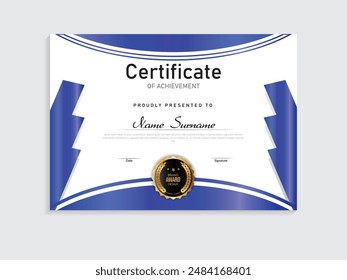 Free vector  certificate design
Creative certificate template 