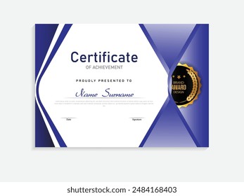 Free vector  certificate design
Creative certificate template 