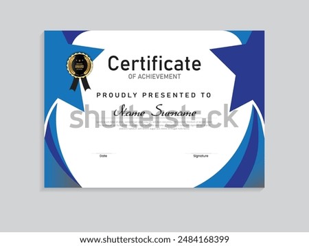 Free vector  certificate design
Creative certificate template 