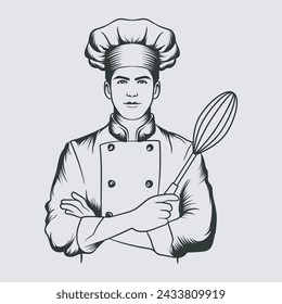 Free Vector Chef Graphic Illustration