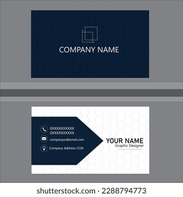 Free vector clean luxury style modern business card template