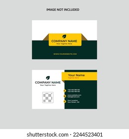Free vector clean style modern business card template