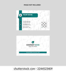 Free vector clean style modern business card template