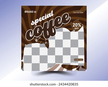 Free vector coffee with love foam. Cute coffee cartoon with pretty cup.