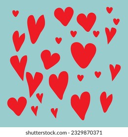 Free vector collection of illustrated heart icons