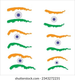 Free vector collection for india independence day