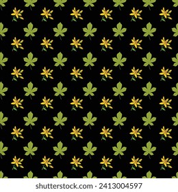 Free vector color flower pattern background.