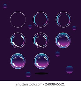 Free vector colorful bubbles Background