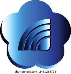 Free vector colorful different wifi and call icon flat design