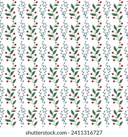 Free vector colorful ditsy floral print background design