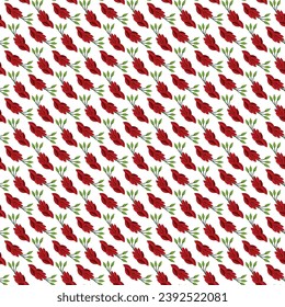 Free vector colorful drawn floral pattern