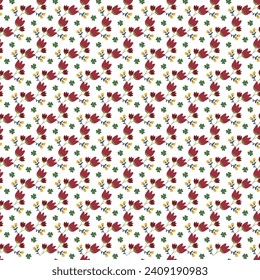 Free vector colorful flowers on white background