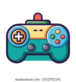 free vector colorful game controller design 