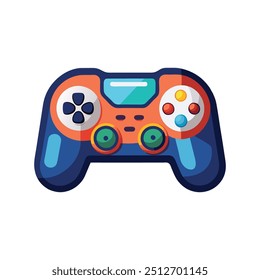 free vector colorful game controller design 