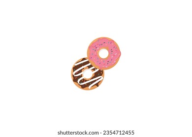 Icono de color libre vectorial del rosquero aislado en fondo blanco