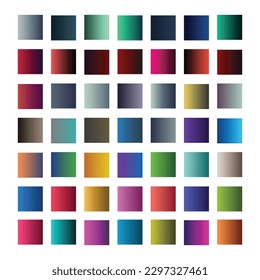 Free vector colorful set of gradients design