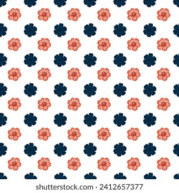 Free vector colorful small flowers pattern design .