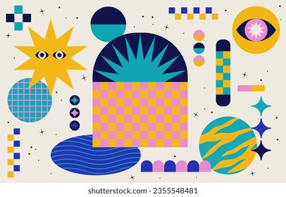 Free vector complex background with pale details