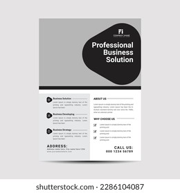 Free Vector Corporate Flyer design templates and downloadable