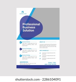 Free Vector Corporate Flyer design templates and downloadable