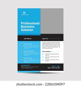 Free Vector Corporate Flyer design templates and downloadable