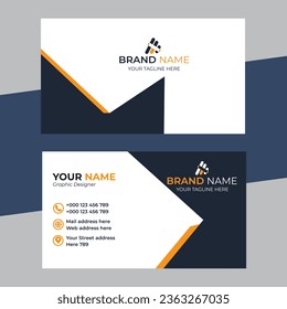 Plantilla de tarjeta de visita creativa vectorial libre
