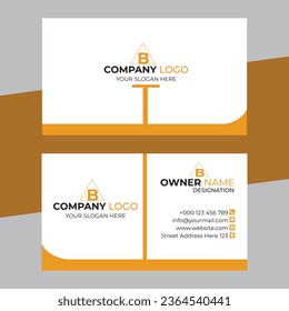 Plantilla de tarjeta de visita creativa vectorial libre